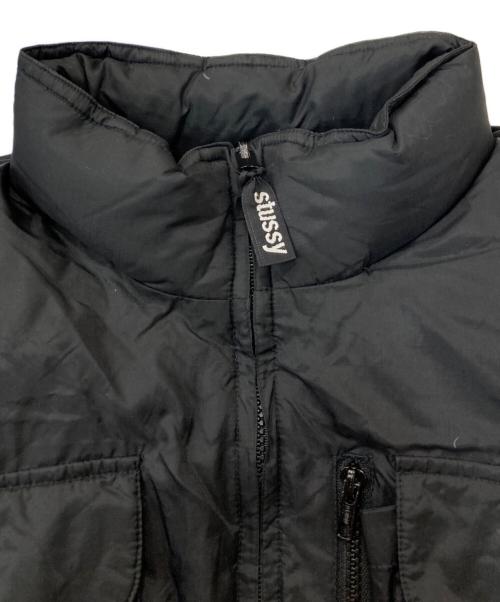 stussy（ステューシー）stussy (ステューシー) リバーシブルフィッシングダウンジャケット ブラック サイズ:Mの古着・服飾アイテム