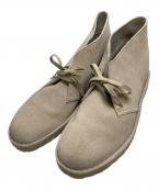 CLARKSクラークス）の古着「チャッカーブーツ」｜ベージュ