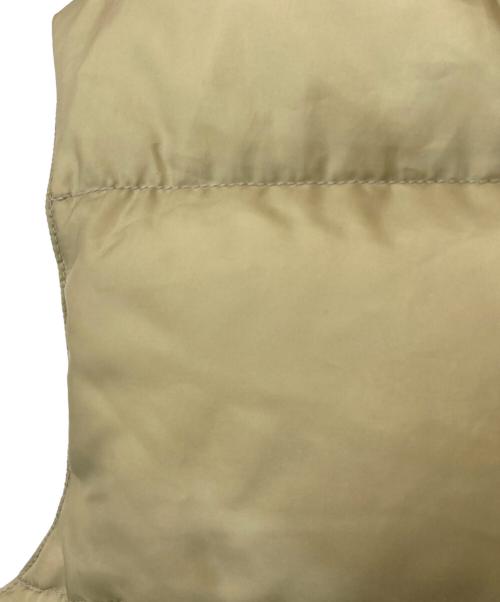 Crescent Down Works（クレセントダウンワークス）Crescent Down Works (クレセントダウンワークス) ダウンベスト ベージュ サイズ:Mの古着・服飾アイテム