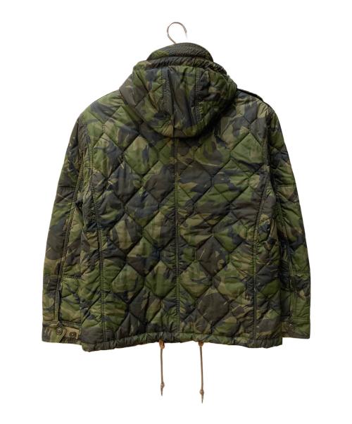POLO RALPH LAUREN（ポロ・ラルフローレン）POLO RALPH LAUREN (ポロ・ラルフローレン) カモ柄キルティングジャケット オリーブ サイズ:Lの古着・服飾アイテム