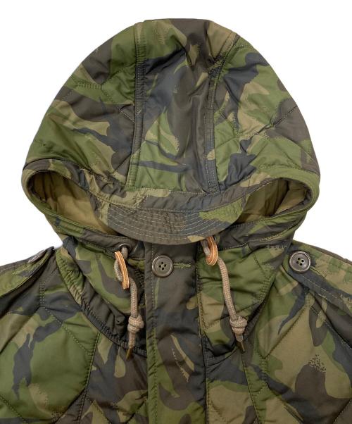 POLO RALPH LAUREN（ポロ・ラルフローレン）POLO RALPH LAUREN (ポロ・ラルフローレン) カモ柄キルティングジャケット オリーブ サイズ:Lの古着・服飾アイテム