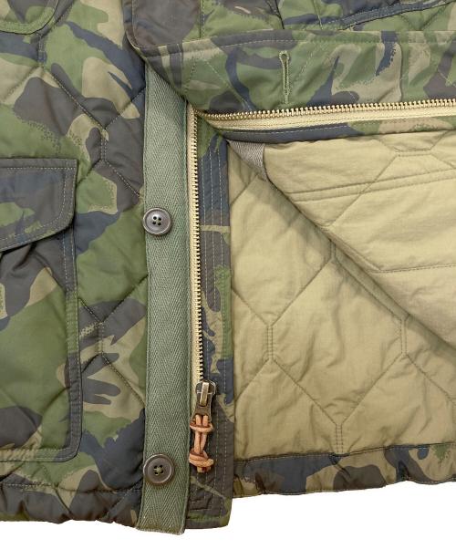 POLO RALPH LAUREN（ポロ・ラルフローレン）POLO RALPH LAUREN (ポロ・ラルフローレン) カモ柄キルティングジャケット オリーブ サイズ:Lの古着・服飾アイテム