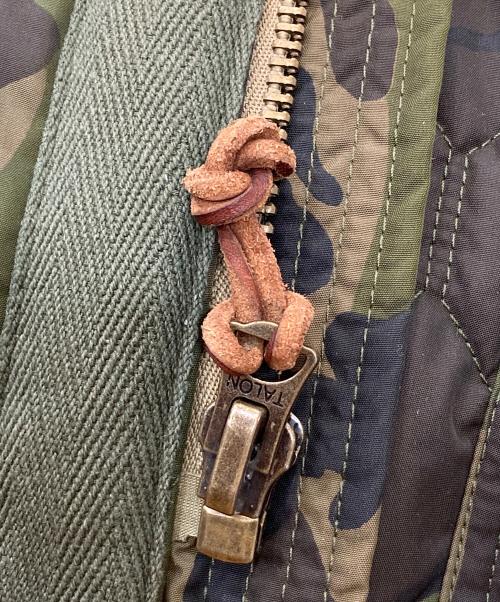 POLO RALPH LAUREN（ポロ・ラルフローレン）POLO RALPH LAUREN (ポロ・ラルフローレン) カモ柄キルティングジャケット オリーブ サイズ:Lの古着・服飾アイテム