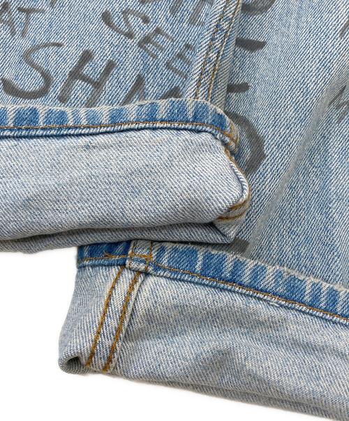 GUCCI（グッチ）GUCCI (グッチ) Printed Chlorine Punk Jeans スカイブルー サイズ:30の古着・服飾アイテム