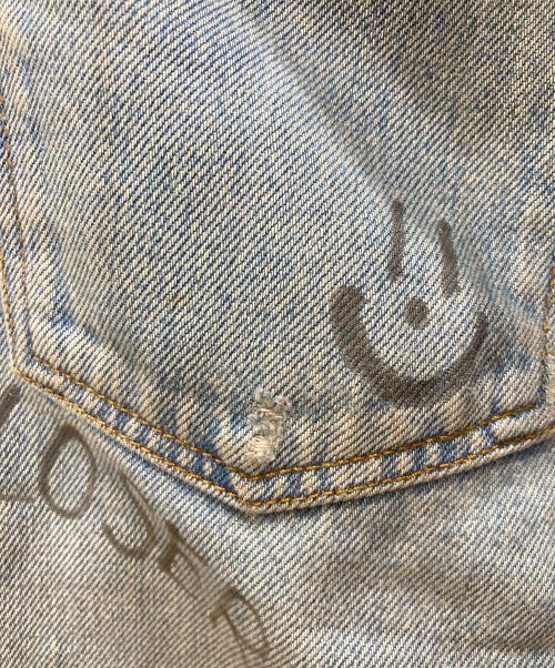 GUCCI（グッチ）GUCCI (グッチ) Printed Chlorine Punk Jeans スカイブルー サイズ:30の古着・服飾アイテム