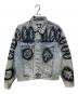 stussy（ステューシー）の古着「Hand Stencilled Denim Jacket」｜スカイブルー