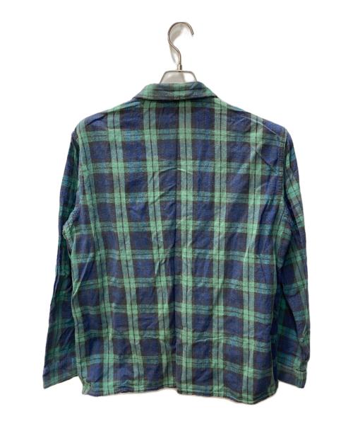 L.L.Bean（エルエルビーン）L.L.Bean (エルエルビーン) 開襟パジャマネルシャツ グリーン サイズ:Lの古着・服飾アイテム