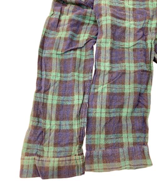 L.L.Bean（エルエルビーン）L.L.Bean (エルエルビーン) 開襟パジャマネルシャツ グリーン サイズ:Lの古着・服飾アイテム