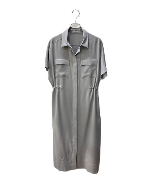 SOEJU（ソージュ）SOEJU (ソージュ) ロングシャツワンピース グレー サイズ:Mの古着・服飾アイテム