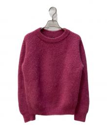 BATONER（バトナ―）の古着「モヘヤ混ニット」｜ピンク