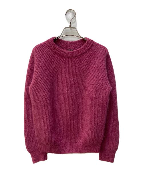 BATONER（バトナ―）BATONER (バトナ―) モヘヤ混ニット ピンク サイズ:Sの古着・服飾アイテム