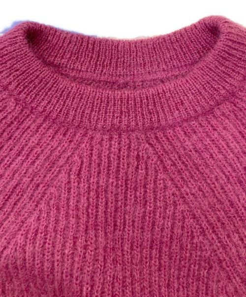 BATONER（バトナ―）BATONER (バトナ―) モヘヤ混ニット ピンク サイズ:Sの古着・服飾アイテム