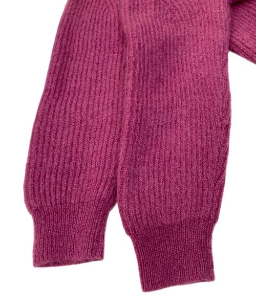 BATONER（バトナ―）BATONER (バトナ―) モヘヤ混ニット ピンク サイズ:Sの古着・服飾アイテム