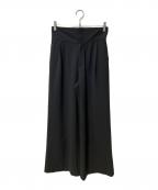 martiniqueマルティニーク）の古着「ウールジャージーパンツ」｜ブラック