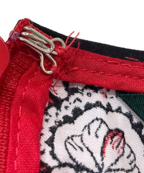 LAUREN RALPH LAUREN（ローレンラルフローレン）LAUREN RALPH LAUREN (ローレンラルフローレン) 総柄ワンピース レッド サイズ:6の古着・服飾アイテム