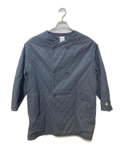 ORCIVAL（オーシバル）ORCIVAL (オーシバル) タイプライター ダイヤキルト ダブルボタン カラーレスコート ネイビー サイズ:SIZE 1の古着・服飾アイテム