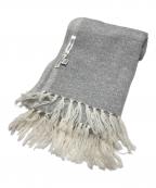 BY HOMEOSTYLEホメオスタイル）の古着「カシミヤマフラー」｜グレー