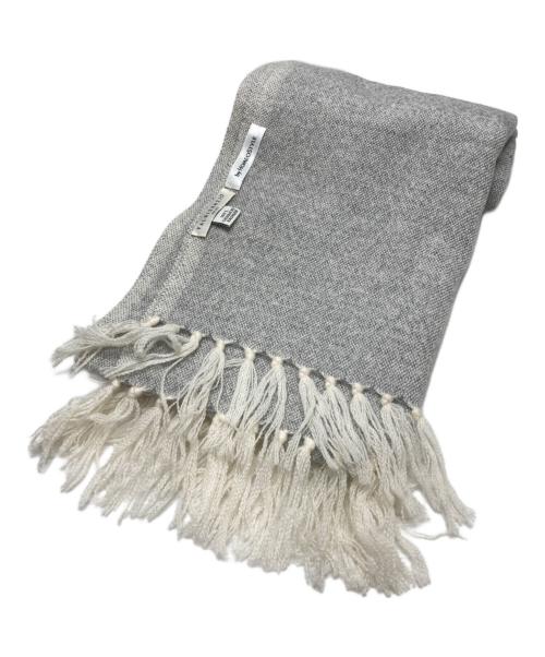 BY HOMEOSTYLE（ホメオスタイル）BY HOMEOSTYLE (ホメオスタイル) カシミヤマフラー グレー サイズ:FREEの古着・服飾アイテム