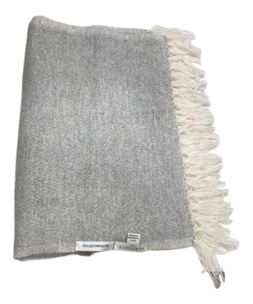 BY HOMEOSTYLE（ホメオスタイル）BY HOMEOSTYLE (ホメオスタイル) カシミヤマフラー グレー サイズ:FREEの古着・服飾アイテム