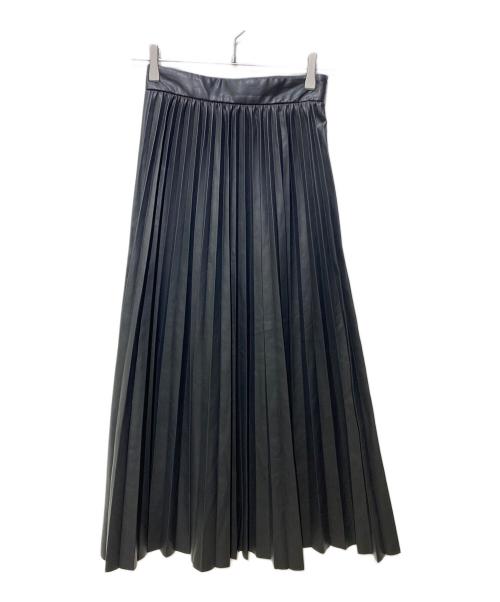 CLANE（クラネ）CLANE (クラネ) アコーディオンプリーツスカート ブラック サイズ:Sの古着・服飾アイテム