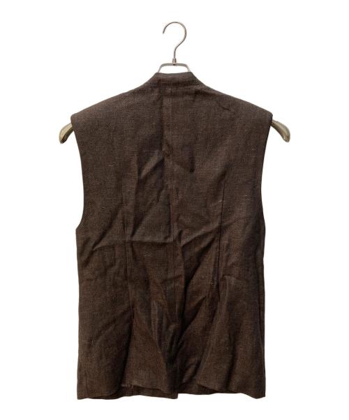 TODAYFUL（トゥデイフル）TODAYFUL (トゥデイフル) リネンオーバーベスト ブラウン サイズ:38の古着・服飾アイテム