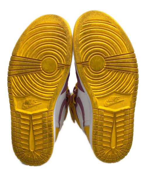 NIKE（ナイキ）NIKE (ナイキ) ハイカットスニーカー イエロー×パープル サイズ:28の古着・服飾アイテム