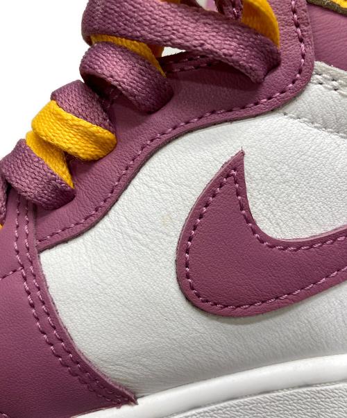 NIKE（ナイキ）NIKE (ナイキ) ハイカットスニーカー イエロー×パープル サイズ:28の古着・服飾アイテム