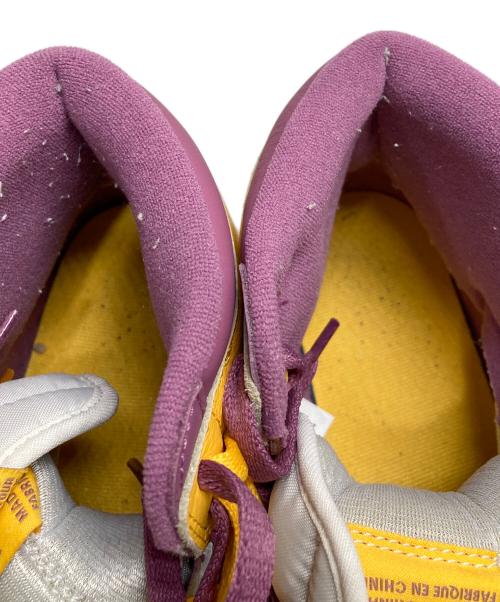 NIKE（ナイキ）NIKE (ナイキ) ハイカットスニーカー イエロー×パープル サイズ:28の古着・服飾アイテム