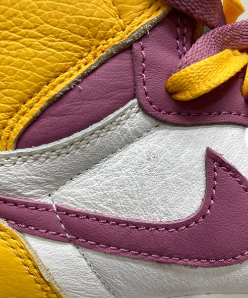NIKE（ナイキ）NIKE (ナイキ) ハイカットスニーカー イエロー×パープル サイズ:28の古着・服飾アイテム