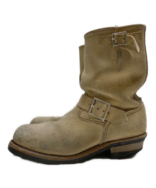 RED WING（レッドウィング）RED WING (レッドウィング) エンジニアブーツ ベージュ サイズ:25.5の古着・服飾アイテム