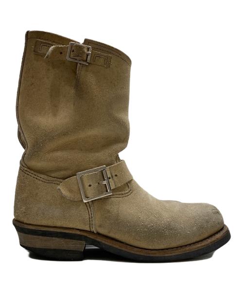 RED WING（レッドウィング）RED WING (レッドウィング) エンジニアブーツ ベージュ サイズ:25.5の古着・服飾アイテム