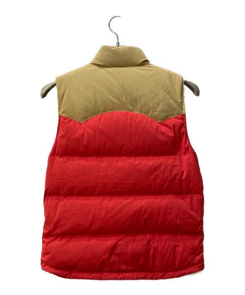 Patagonia（パタゴニア）Patagonia (パタゴニア) リバーシブルダウンベスト ブラウン×レッド サイズ:Ｓの古着・服飾アイテム