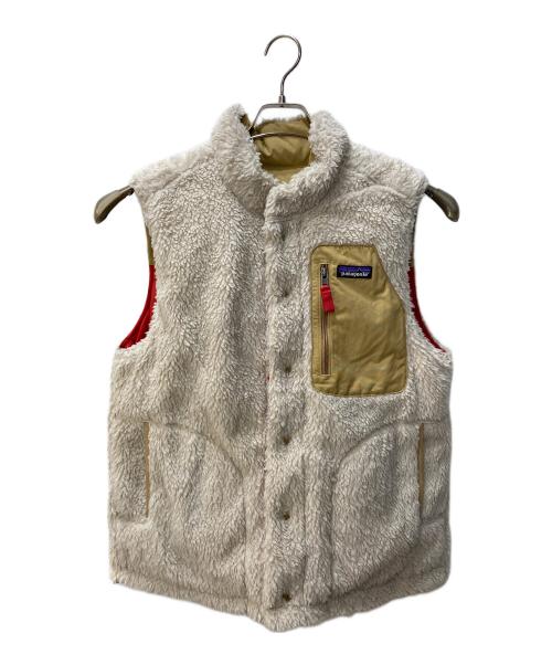 Patagonia（パタゴニア）Patagonia (パタゴニア) リバーシブルダウンベスト ブラウン×レッド サイズ:Ｓの古着・服飾アイテム