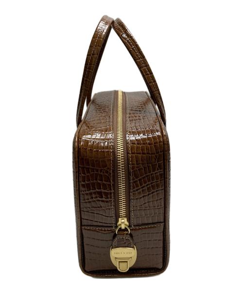 TOUT Y EST（トゥティエ）TOUT Y EST (トゥティエ) ハンドバッグ クロコブラウン サイズ:FREEの古着・服飾アイテム