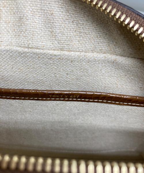 TOUT Y EST（トゥティエ）TOUT Y EST (トゥティエ) ハンドバッグ クロコブラウン サイズ:FREEの古着・服飾アイテム