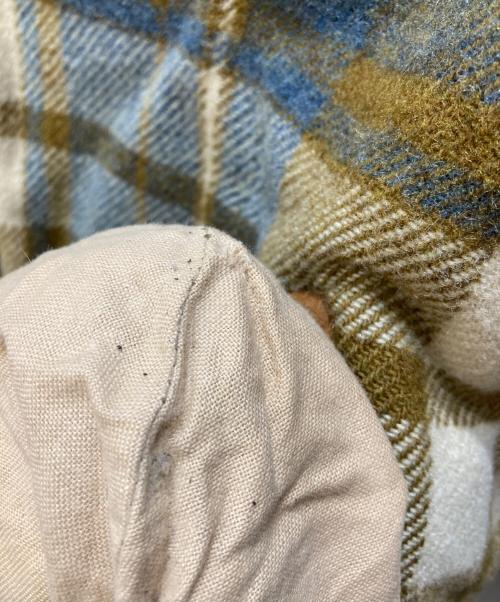 WOOLRICH（ウールリッチ）WOOLRICH (ウールリッチ) ウールジャケット ブラウン×ブルー サイズ:Mの古着・服飾アイテム