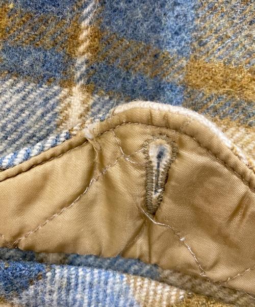 WOOLRICH（ウールリッチ）WOOLRICH (ウールリッチ) ウールジャケット ブラウン×ブルー サイズ:Mの古着・服飾アイテム