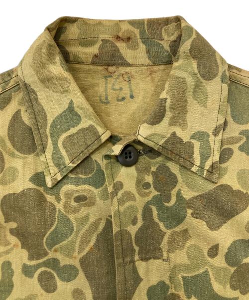 USED（ユーズド）USED (ユーズド) ダックハンターカモミリタリーシャツジャケット カーキ サイズ:サイズ表記なしの古着・服飾アイテム