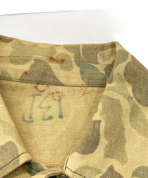 USED（ユーズド）USED (ユーズド) ダックハンターカモミリタリーシャツジャケット カーキ サイズ:サイズ表記なしの古着・服飾アイテム