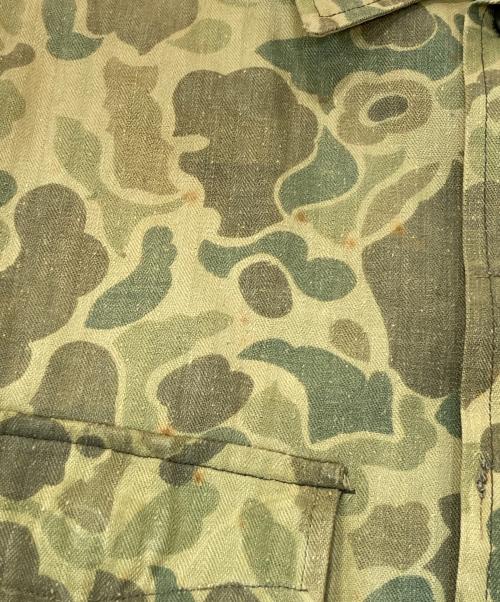 USED（ユーズド）USED (ユーズド) ダックハンターカモミリタリーシャツジャケット カーキ サイズ:サイズ表記なしの古着・服飾アイテム