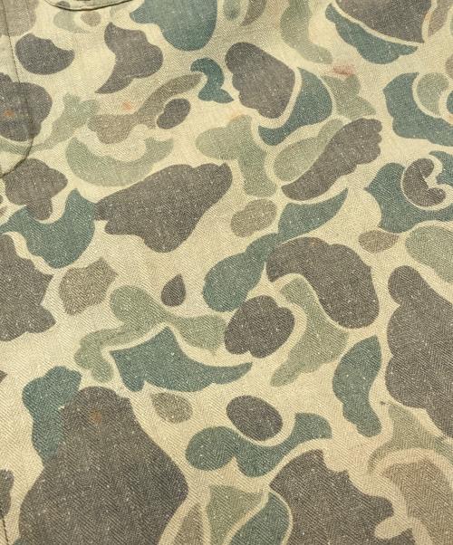 USED（ユーズド）USED (ユーズド) ダックハンターカモミリタリーシャツジャケット カーキ サイズ:サイズ表記なしの古着・服飾アイテム