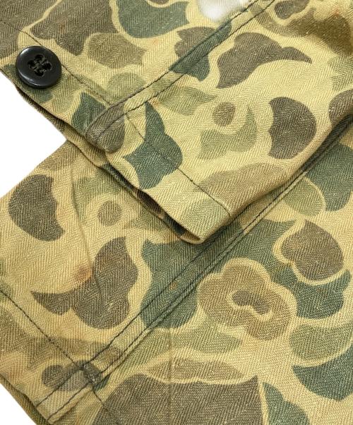 USED（ユーズド）USED (ユーズド) ダックハンターカモミリタリーシャツジャケット カーキ サイズ:サイズ表記なしの古着・服飾アイテム