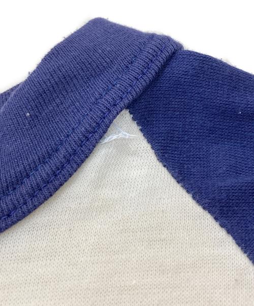 PINK FLOYD（ピンクフロイド）PINK FLOYD (ピンクフロイド) ラグランカットソー ホワイト×ブルー サイズ:Lの古着・服飾アイテム