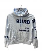 BURBERRY LONDONバーバリーロンドン）の古着「HORSEFERRY PARKER」｜スカイブルー