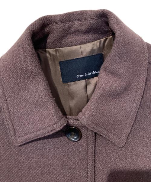 green label relaxing（グリーンレーベルリラクシング）green label relaxing (グリーンレーベルリラクシング) SCバルマカンロングコート ブラウン サイズ:SIZE Sの古着・服飾アイテム