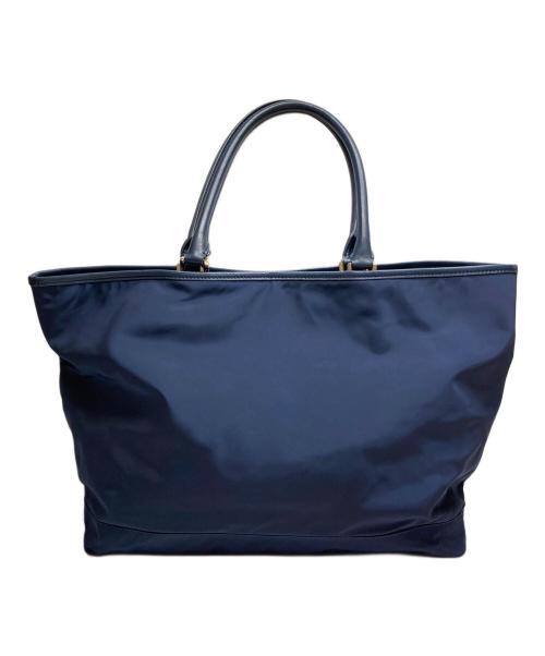TORY BURCH（トリーバーチ）TORY BURCH (トリーバーチ) エラナイロントートバッグ ネイビーの古着・服飾アイテム