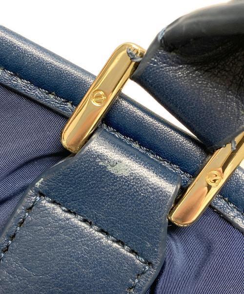 TORY BURCH（トリーバーチ）TORY BURCH (トリーバーチ) エラナイロントートバッグ ネイビーの古着・服飾アイテム