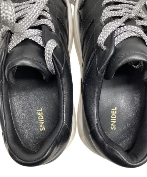 Snidel（スナイデル）Snidel (スナイデル) 厚底ローカットスニーカー ブラック サイズ:22.5cmの古着・服飾アイテム
