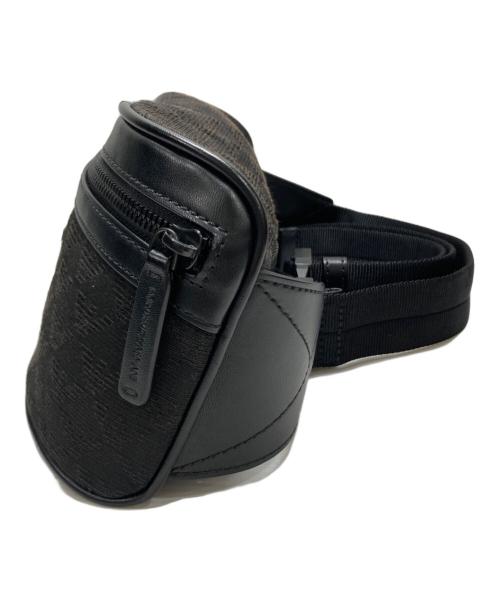 EMPORIO ARMANI（エンポリオアルマーニ）EMPORIO ARMANI (エンポリオアルマーニ) ウエストバッグ ブラック サイズ:FREEの古着・服飾アイテム