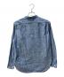 F.O.B FACTORY (エフオービー ファクトリー) セルヴィッチ シャンブレー バンドカラー シャツ インディゴ サイズ:Ⅿ：7000円